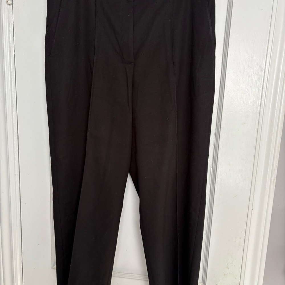 Club Monaco Black Pleated Trousers